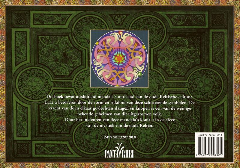 Achterkant van Keltische mandala's