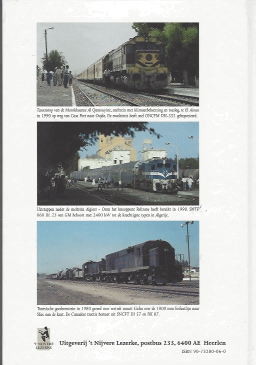 Achterkant van Magreb rail