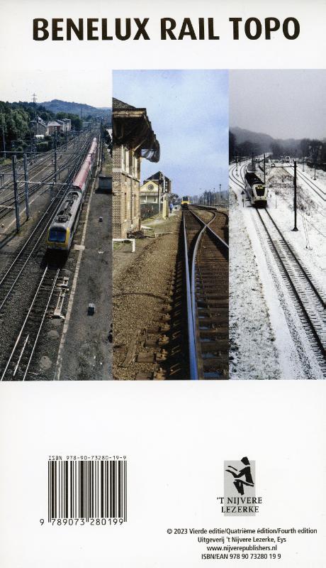 Achterkant van Benelux Rail Topo