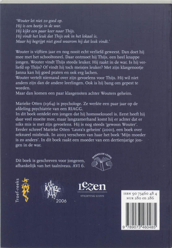 Achterkant van Gewoon Wouter