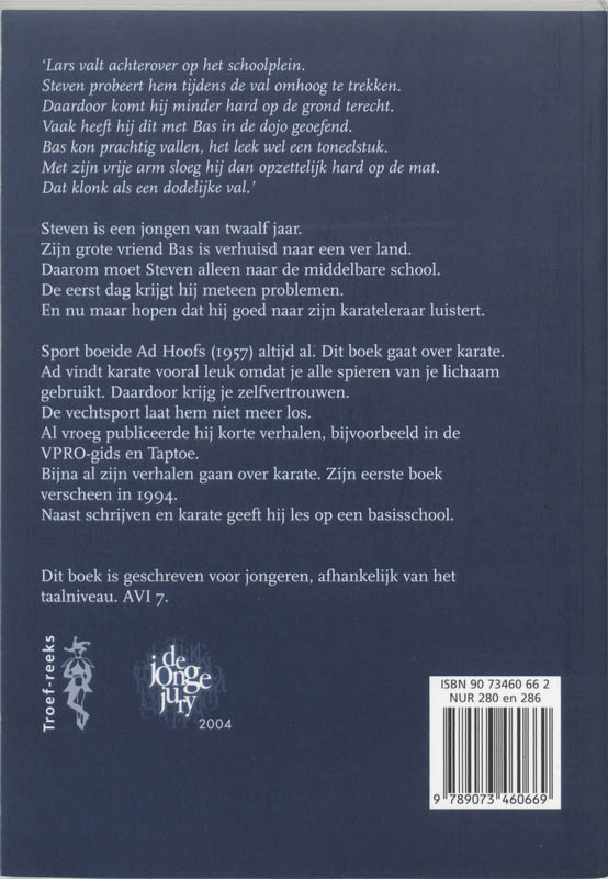 Achterkant van Er vallen klappen