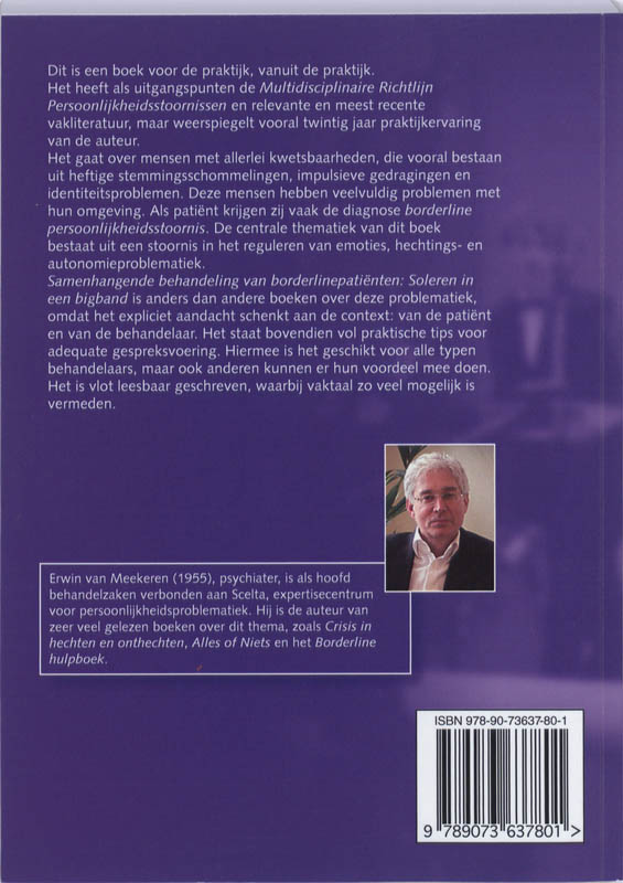 Achterkant van Samenhangende behandeling van borderlinepatienten