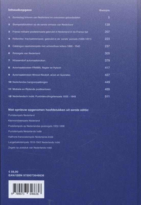 Achterkant van Specialiteitencatalogus