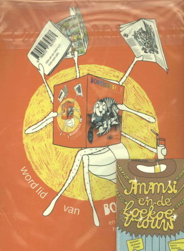 Achterkant van In het web van Anansi