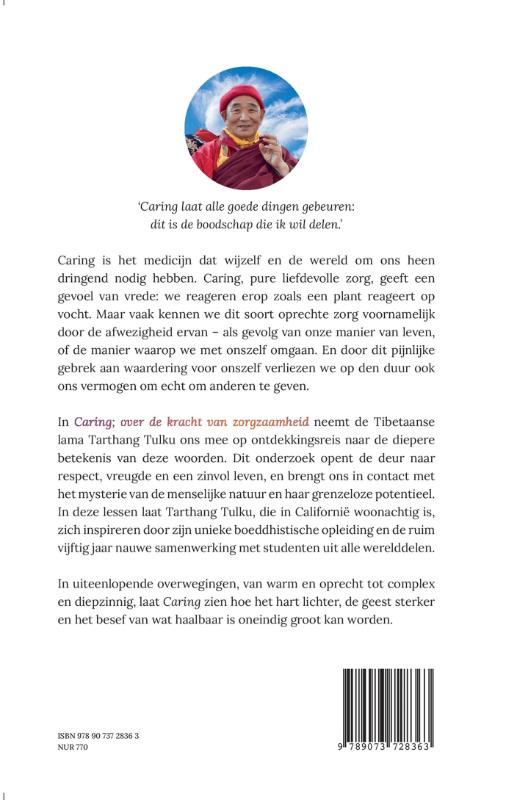 Achterkant van Caring