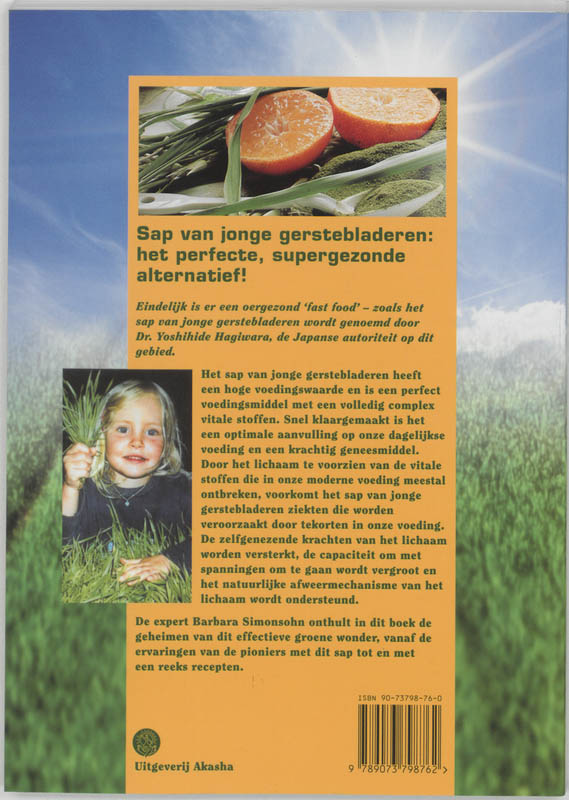 Achterkant van Het Groene Wonder