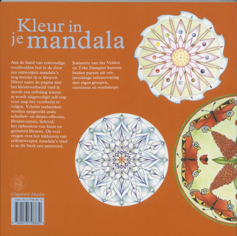 Achterkant van Kleur in je mandala