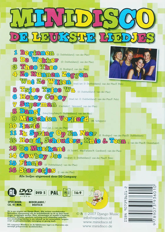 Achterkant van Minidisco