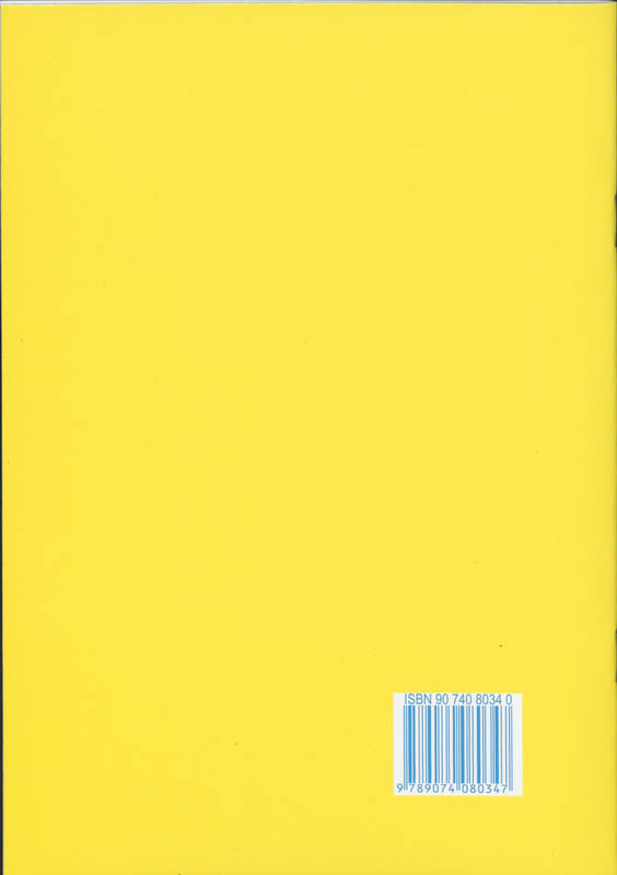 Achterkant van Antwoordenboek