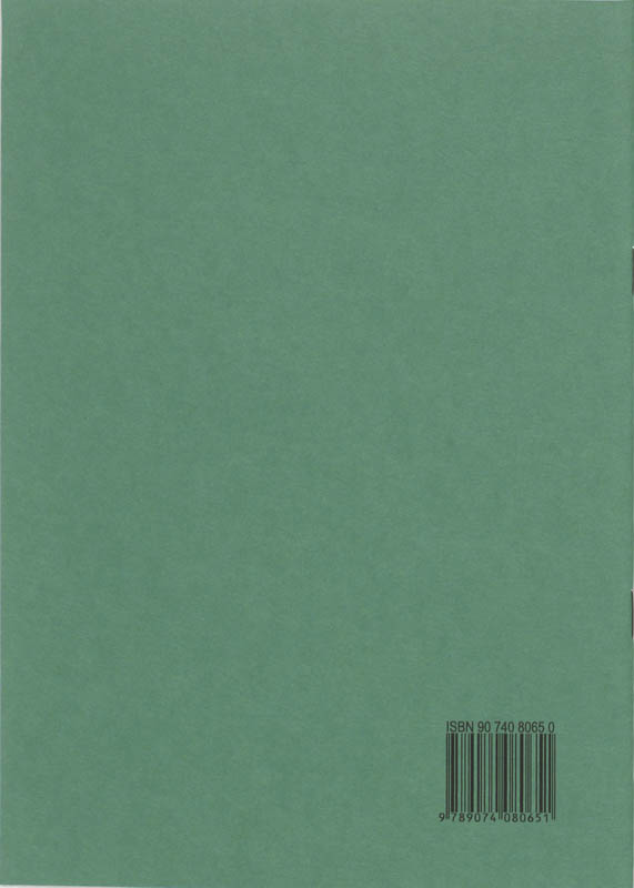 Achterkant van Antwoordenboek
