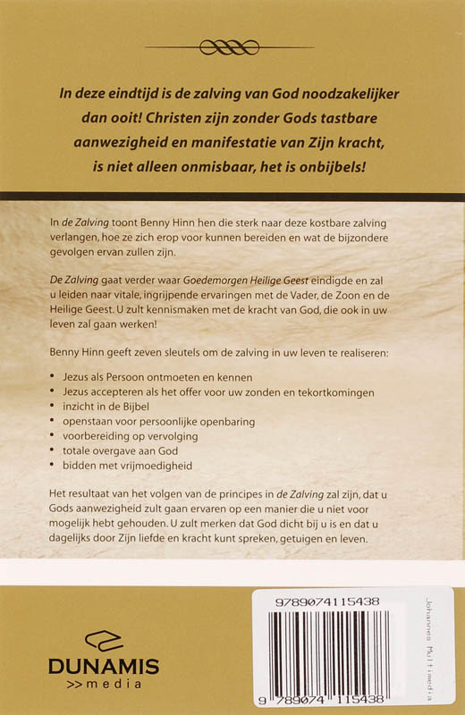 Achterkant van De Zalving