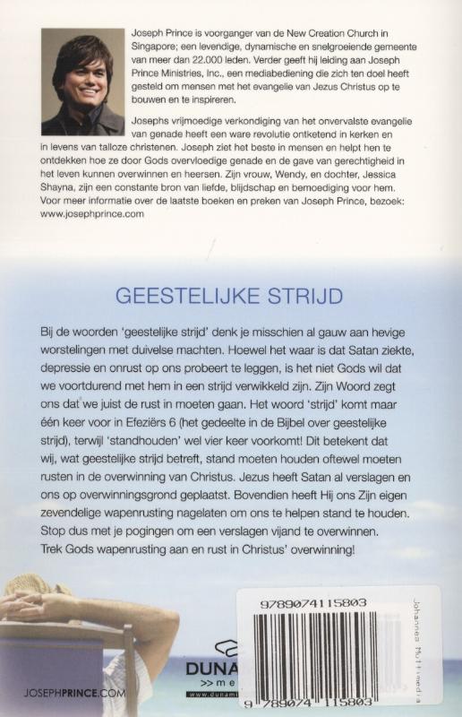 Achterkant van Geestelijke strijd
