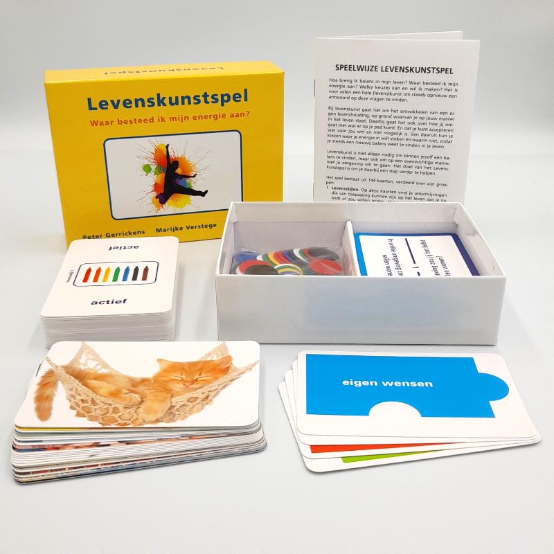 Achterkant van Levenskunstspel