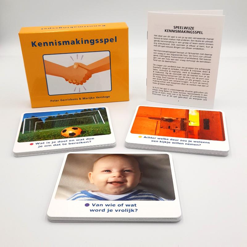 Achterkant van Kennismakingsspel
