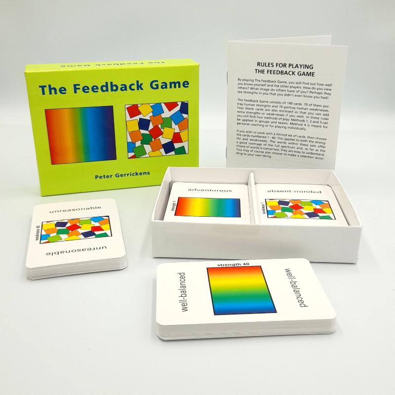 Achterkant van The Feedback Game