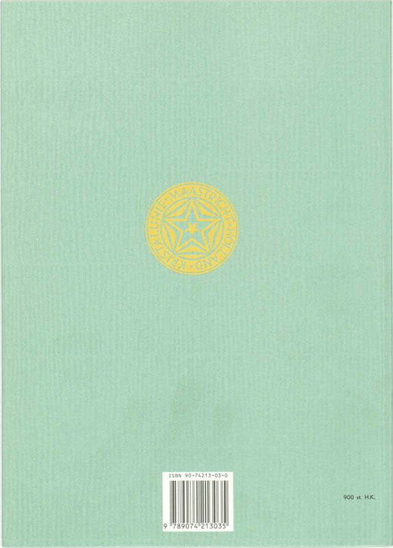 Achterkant van Catalogus N.V. Kristalunie Maastricht 1932-1933