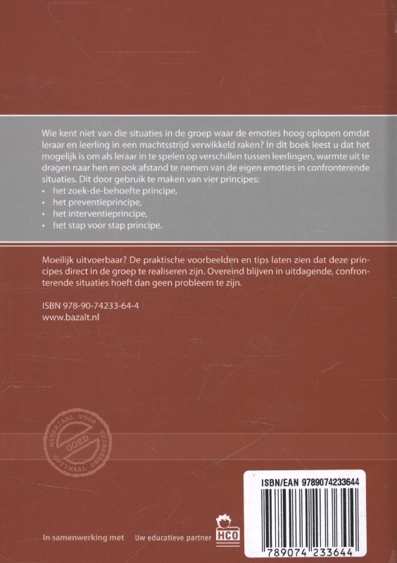 Achterkant van Voorkomen en oplossen van machtsstrijd in de groep
