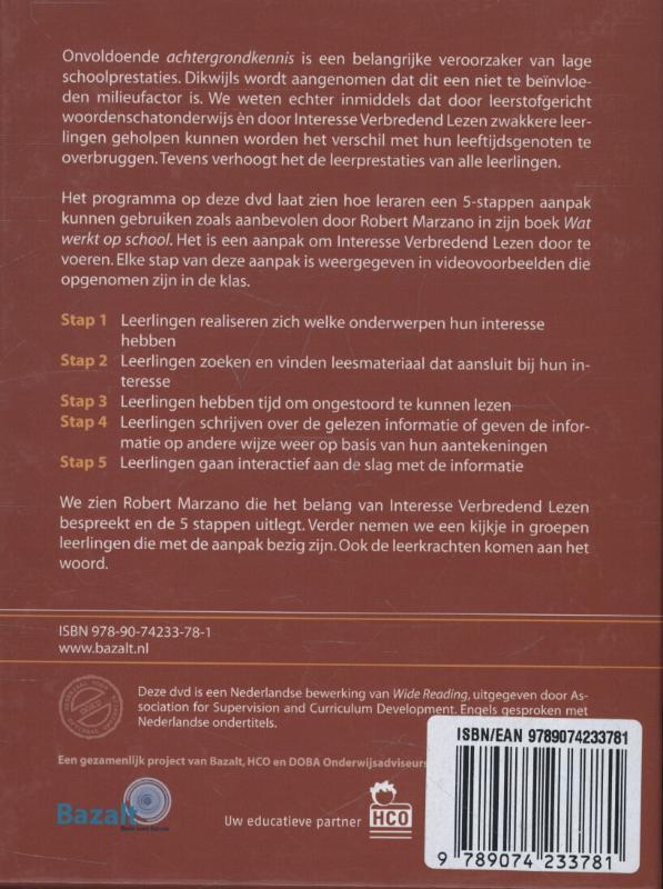 Achterkant van Intrss Vrbrdnd Lzn