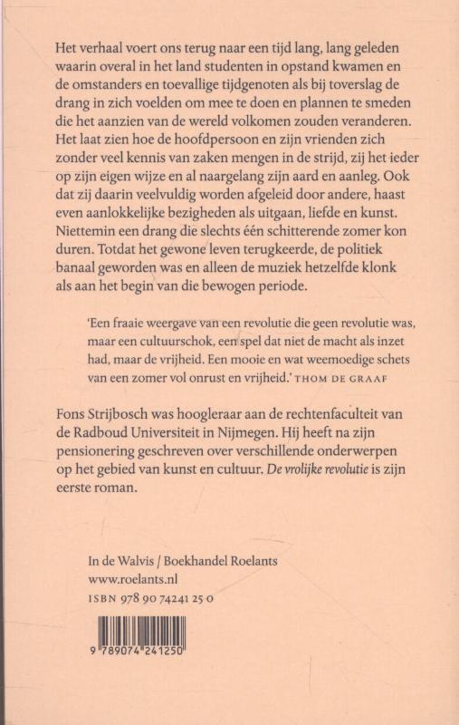 Achterkant van De vrolijke revolutie