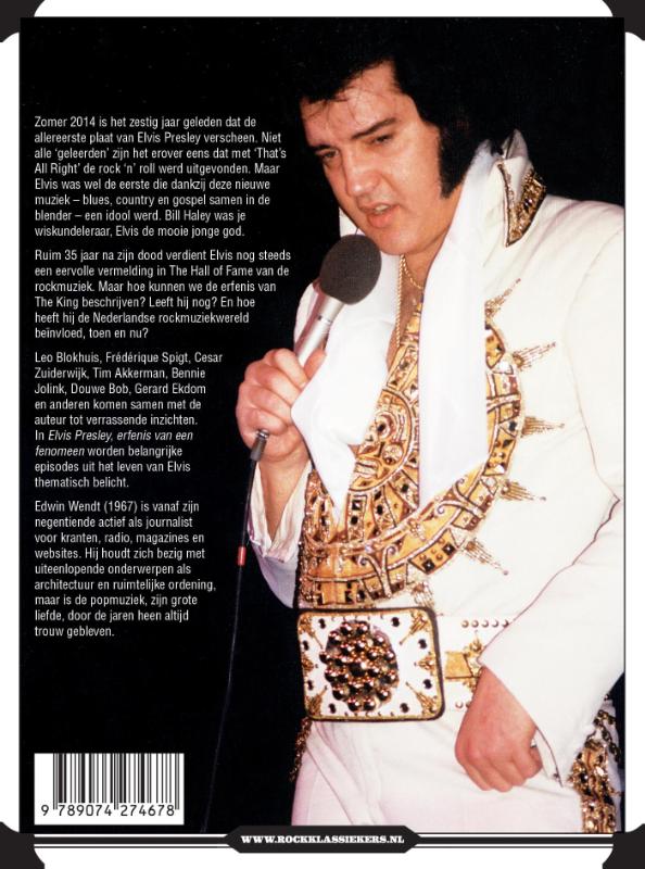 Achterkant van Elvis Presley