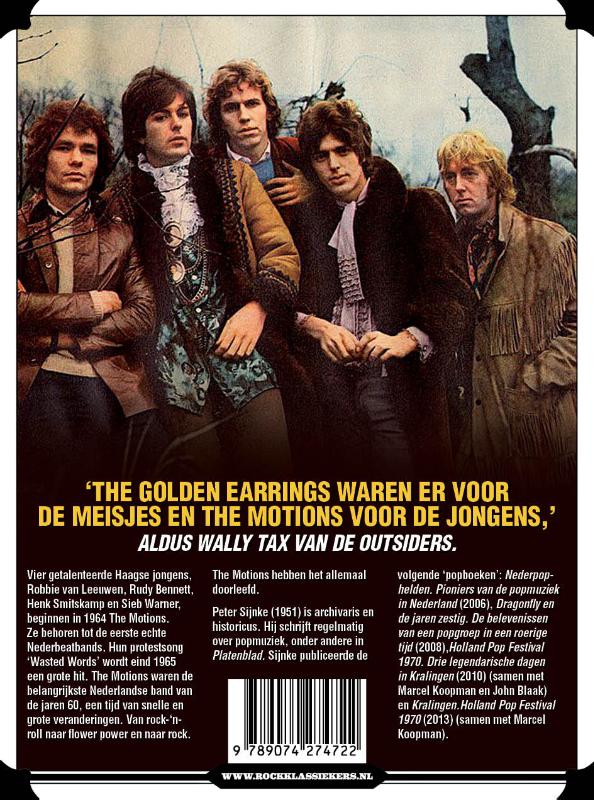 Achterkant van The Motions