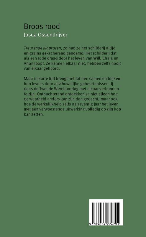 Achterkant van Broos rood