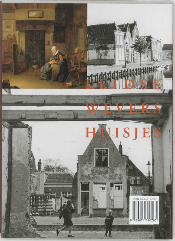 Achterkant van Leidse wevershuisjes