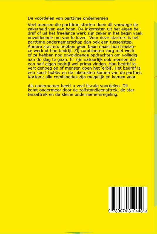 Achterkant van Handboek