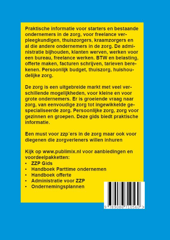 Achterkant van ZZP in de Zorg