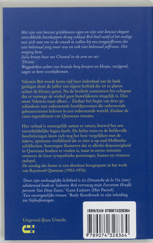 Achterkant van De zondag des levens