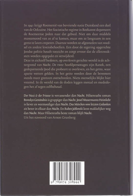 Achterkant van Nacht
