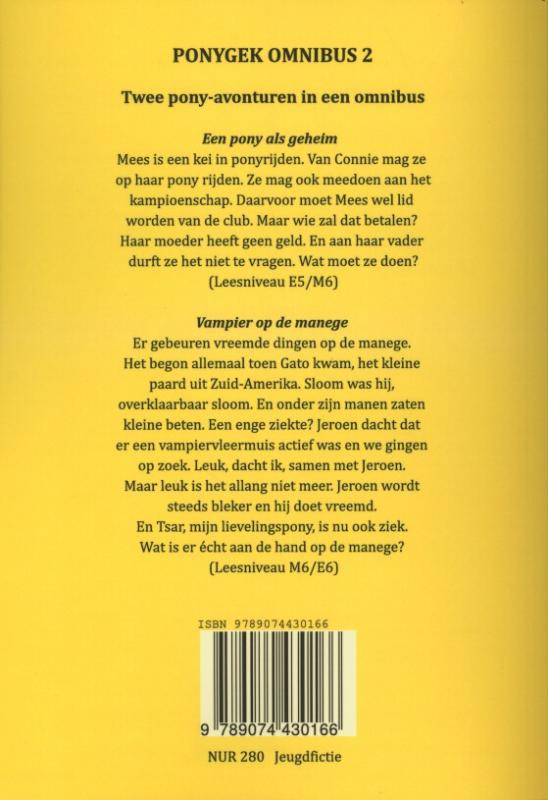 Achterkant van Ponygek Omnibus 2