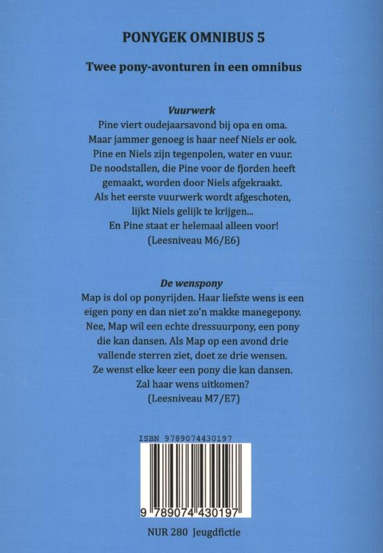 Achterkant van Vuurwerk en De wenspony