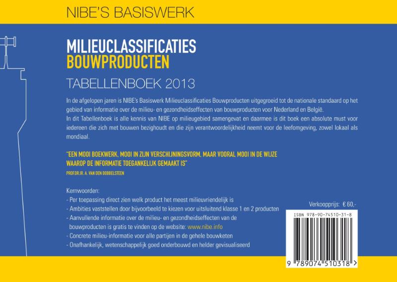 Achterkant van Uitgave 2013