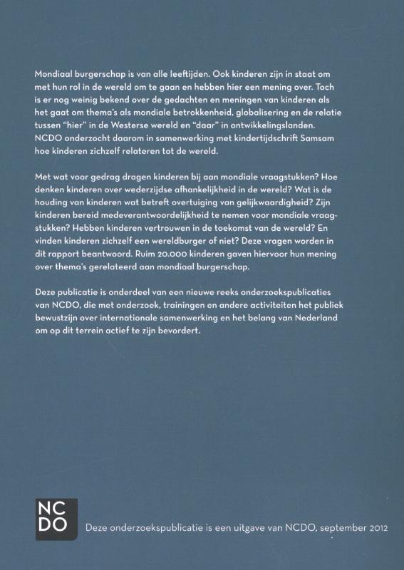 Achterkant van Kinderen & mondiaal burgerschap