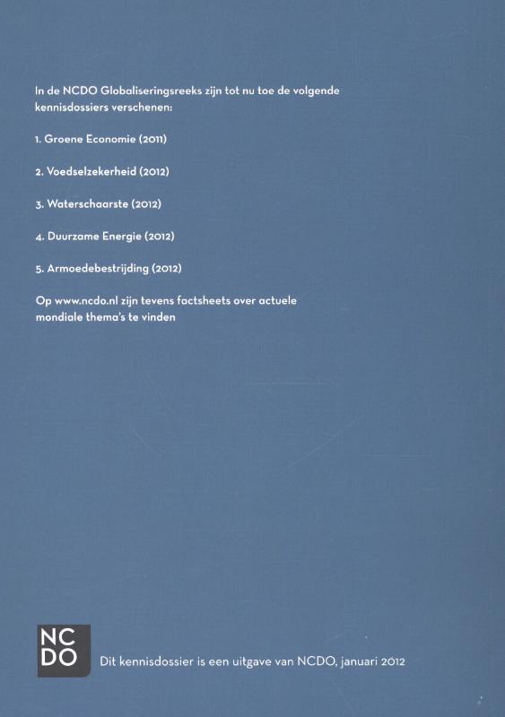 Achterkant van Voedselzekerheid