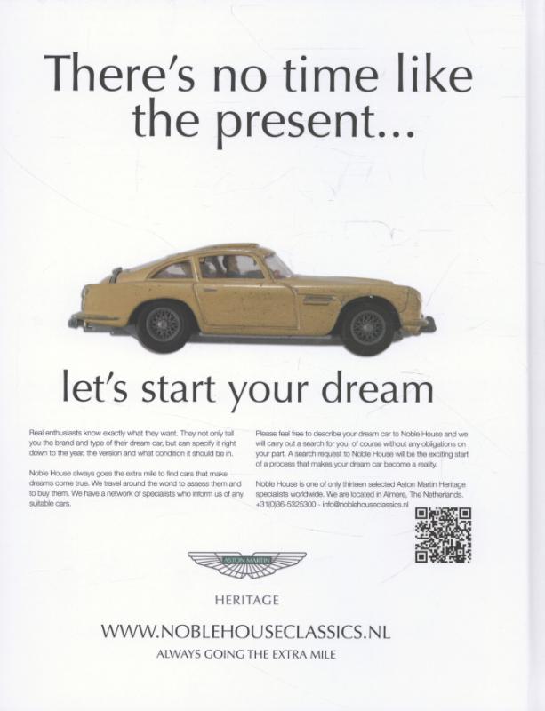 Achterkant van Aston Martin