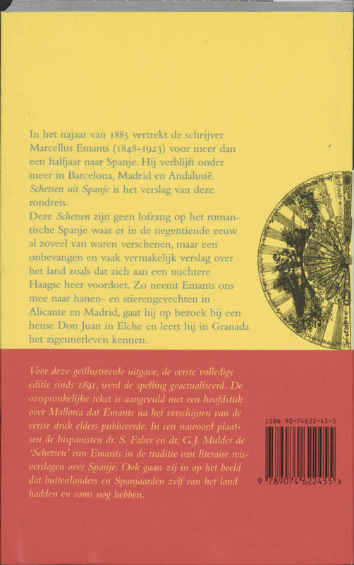 Achterkant van Schetsen uit Spanje