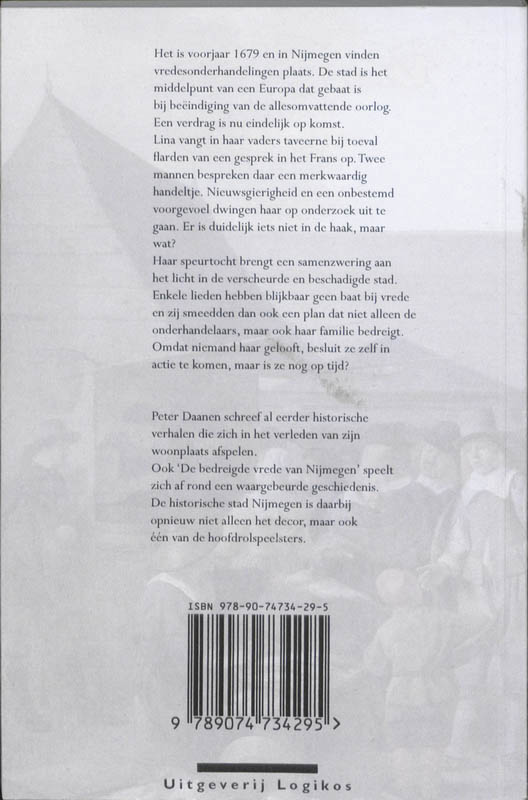 Achterkant van De bedreigde vrede van Nijmegen