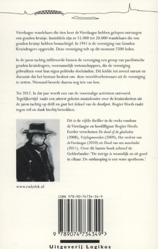 Achterkant van De goudenkruisdragers