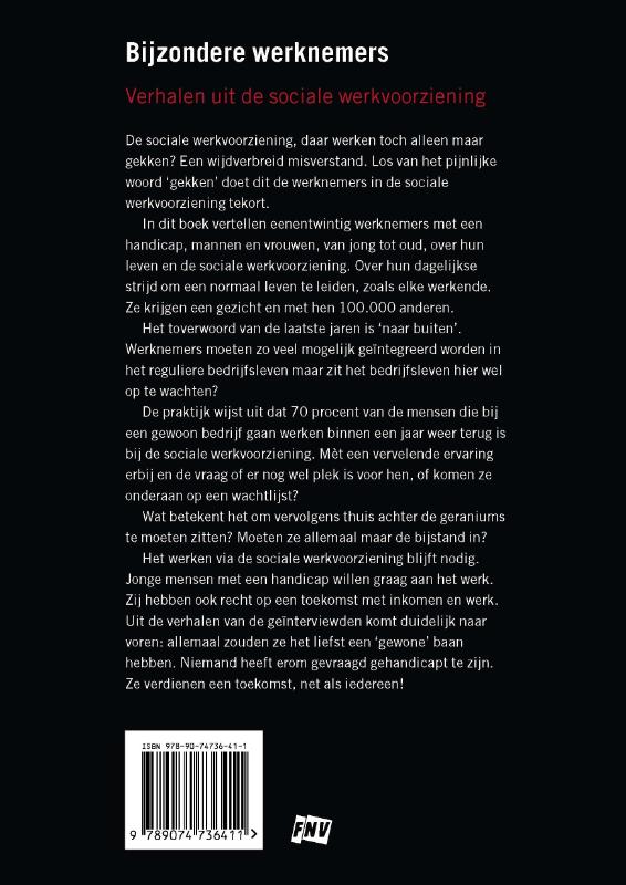 Achterkant van Bijzondere werknemers