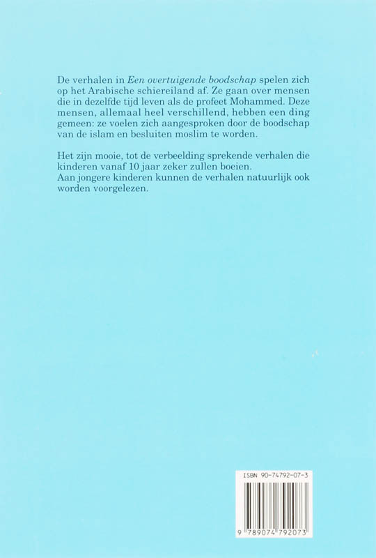 Achterkant van Een overtuigende boodschap