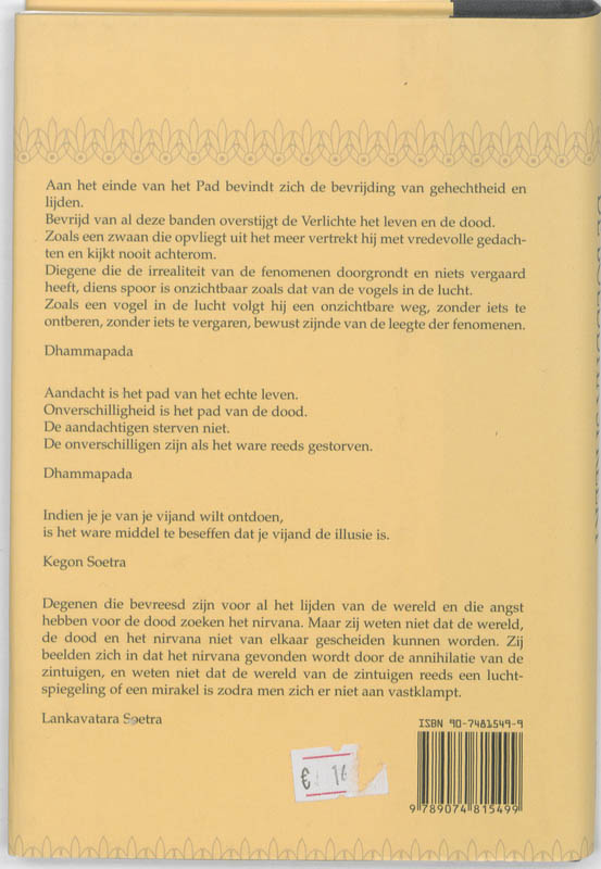 Achterkant van De Boeddha spreekt