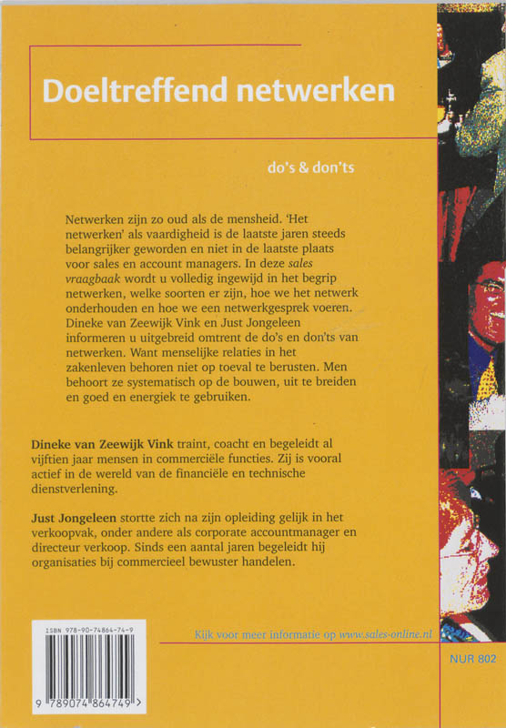 Achterkant van Doeltreffend netwerken