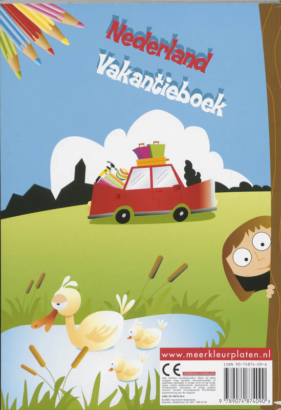 Achterkant van Nederland Vakantieboek