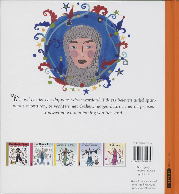 Achterkant van Handboek Ridder
