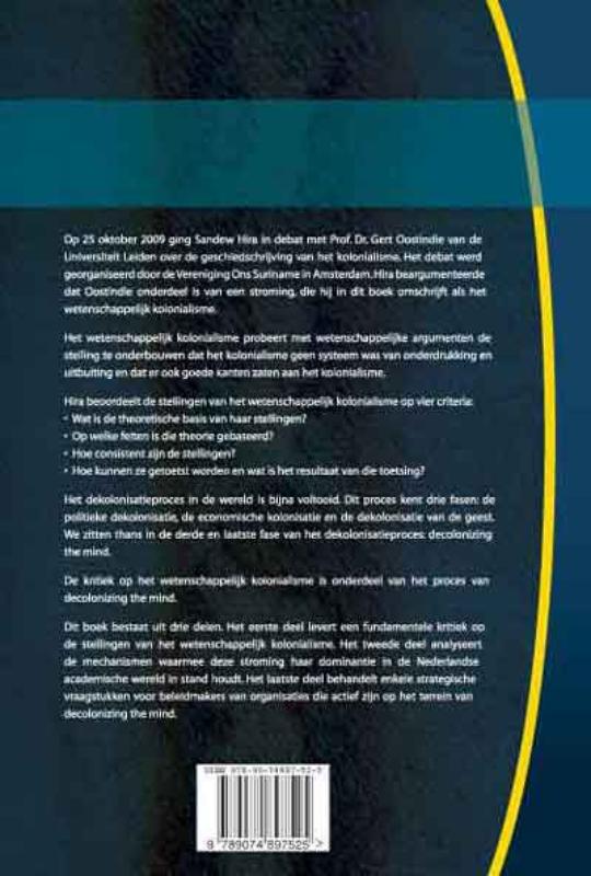 Achterkant van Decolonizing the mind
