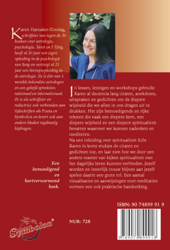 Achterkant van Spiritualiteit voor alledag