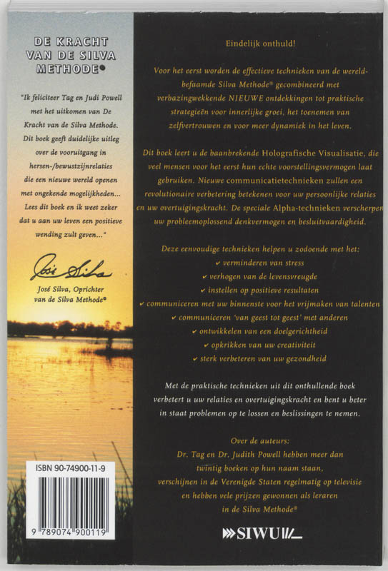 Achterkant van De kracht van de Silva Methode