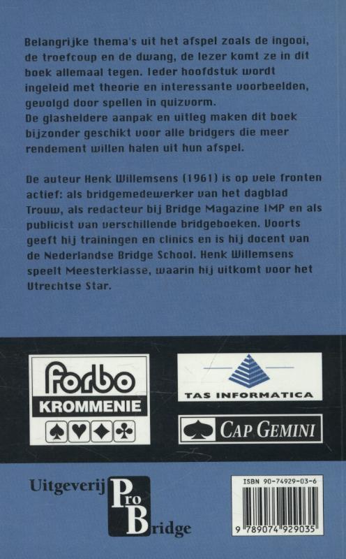 Achterkant van Het afspel